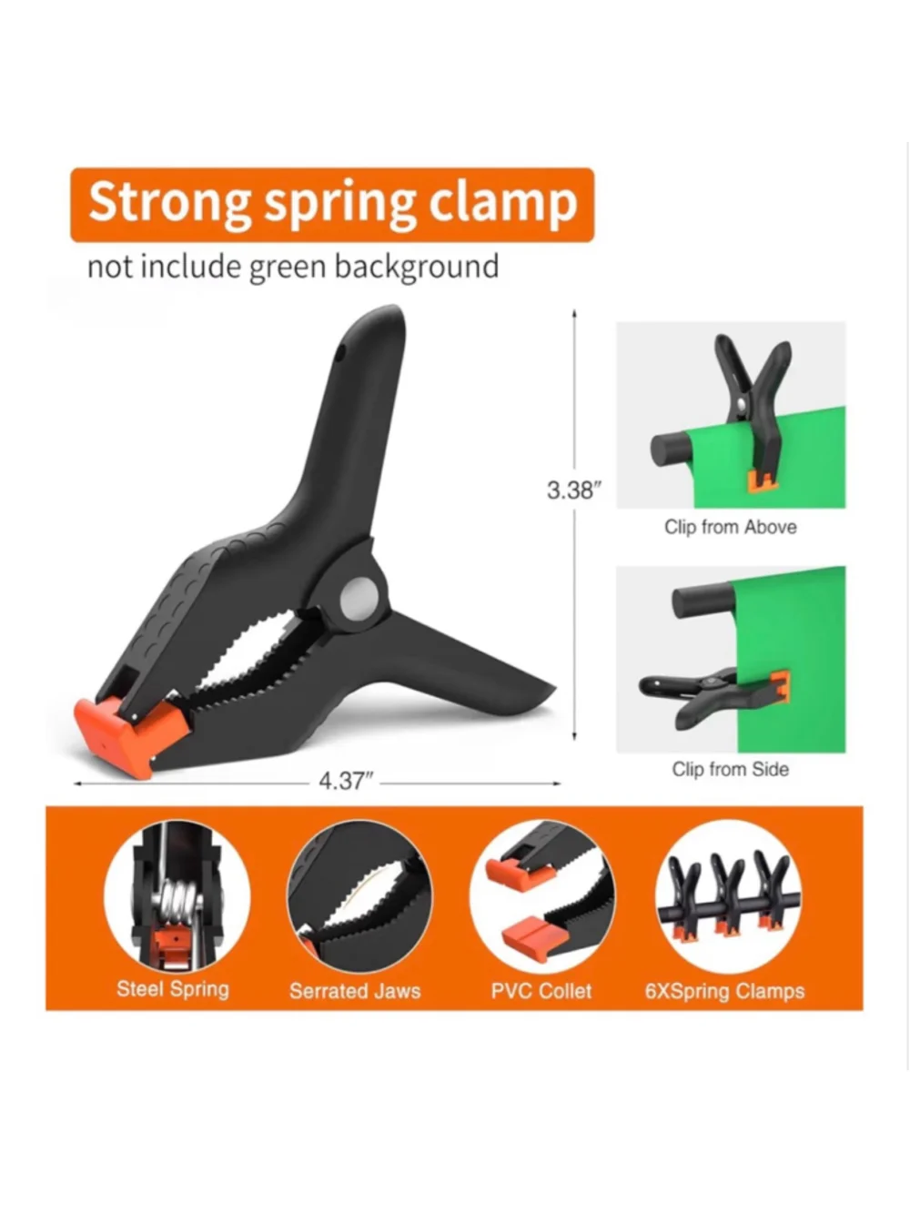 NEW Portable T-Shape Backdrop Stand Support Kit 8x7.2ft Adjustable Photo Video